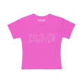 DUMB LOGO BABY TEE (PINK)