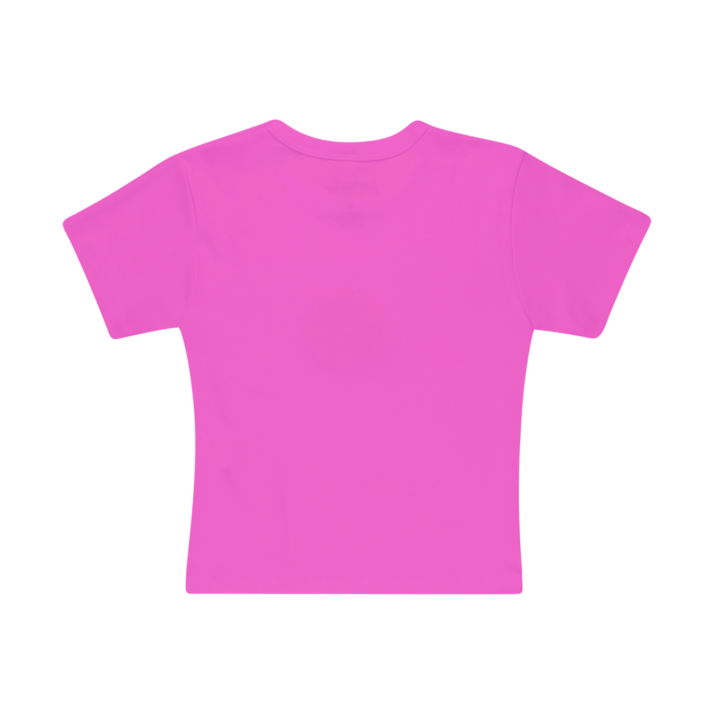 DUMB LOGO BABY TEE (PINK)